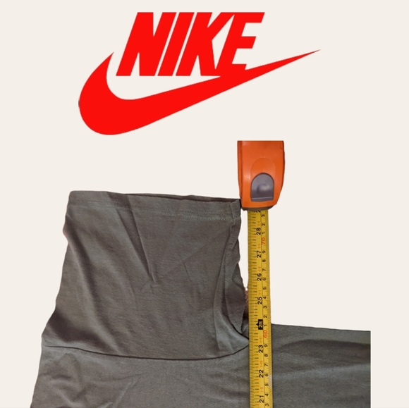 Vintage Late 90s Nike Dark Gray Basic T-shirt Red & White Swoosh Tag Size XL - Picture 5 of 6